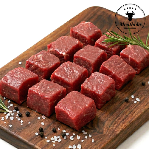 호주산 청정우 우둔살 큐브 1kg