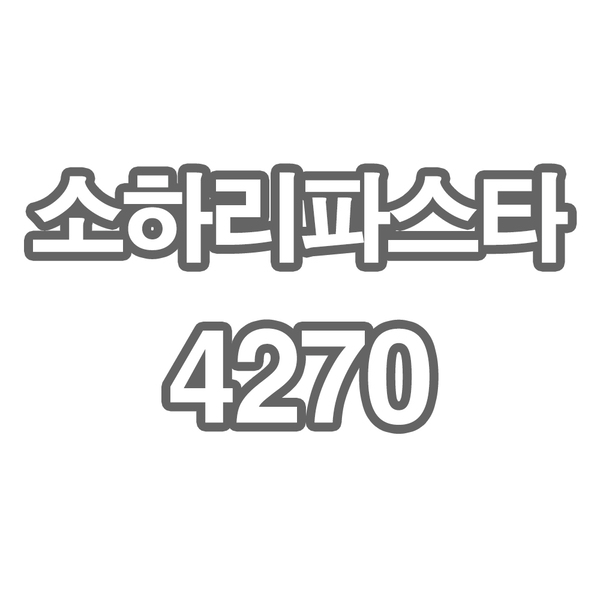 SL1 DV2 HT12 소하리파스타4270 - 개인결제창