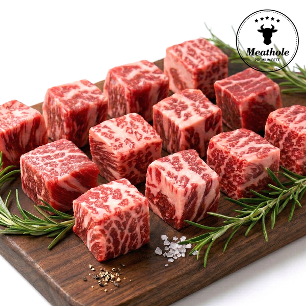 프리미엄 살치살 큐브 스테이크 살치 찹 스테이크 1kg(200gX5팩)